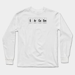 SArCaSm Periodic Table vDark Long Sleeve T-Shirt